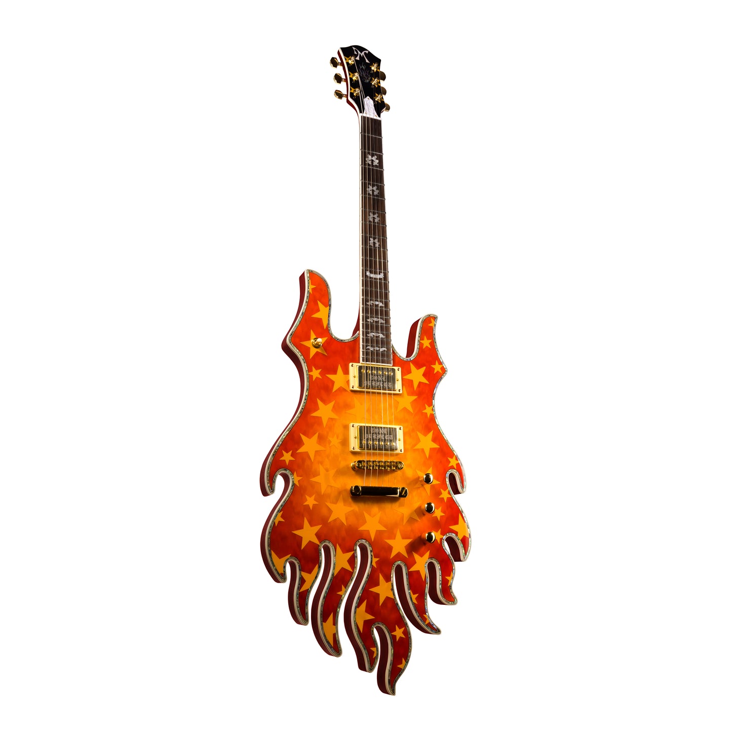 Inferno - Orange Burst with Stars