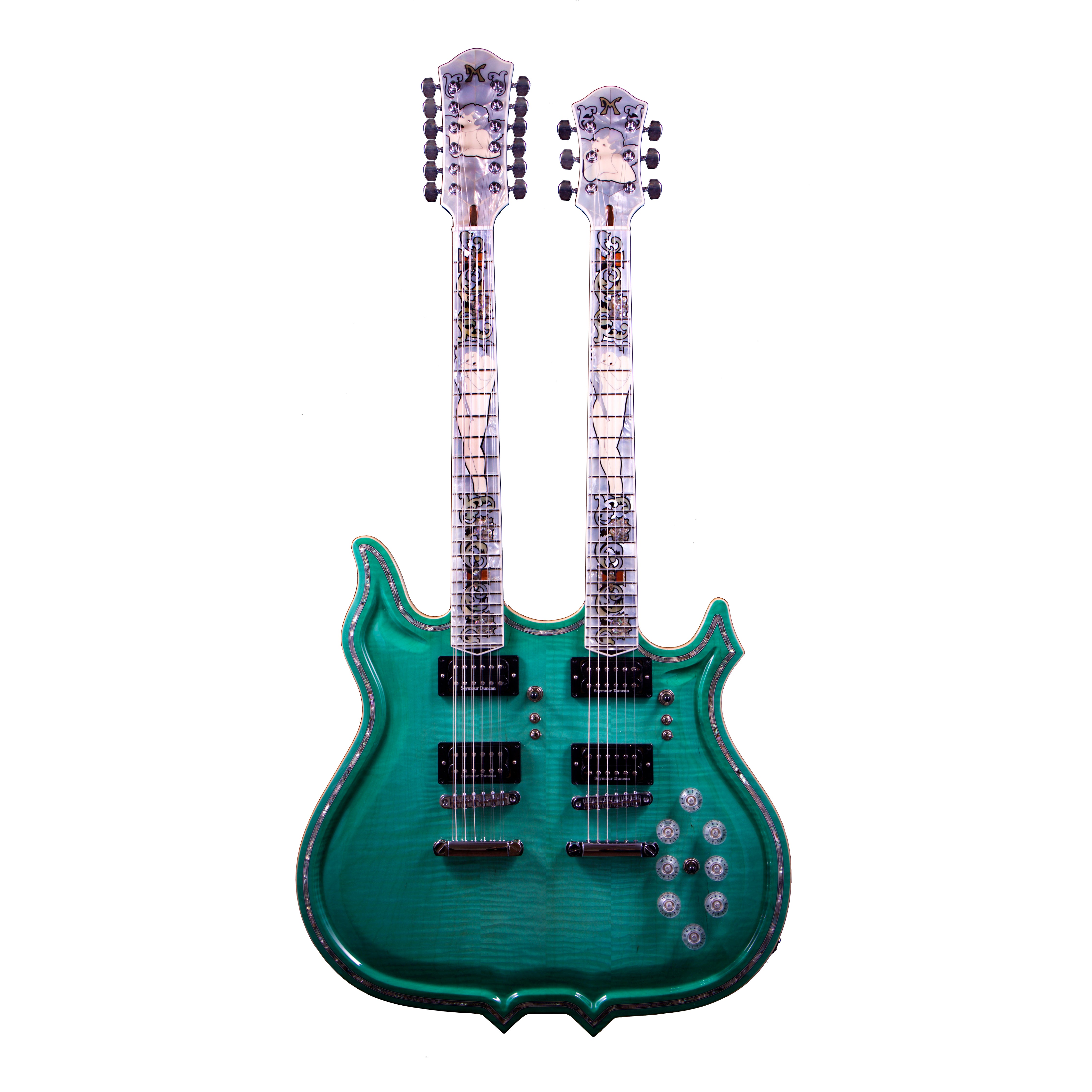 Goddess (Dual Neck) - Tahiti Burst (CUSTOM) – Minarik Guitars